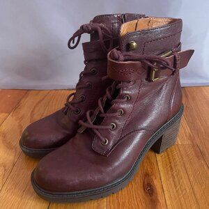 Zodiac Women's Size 6 Gemma Leather Combat Boots